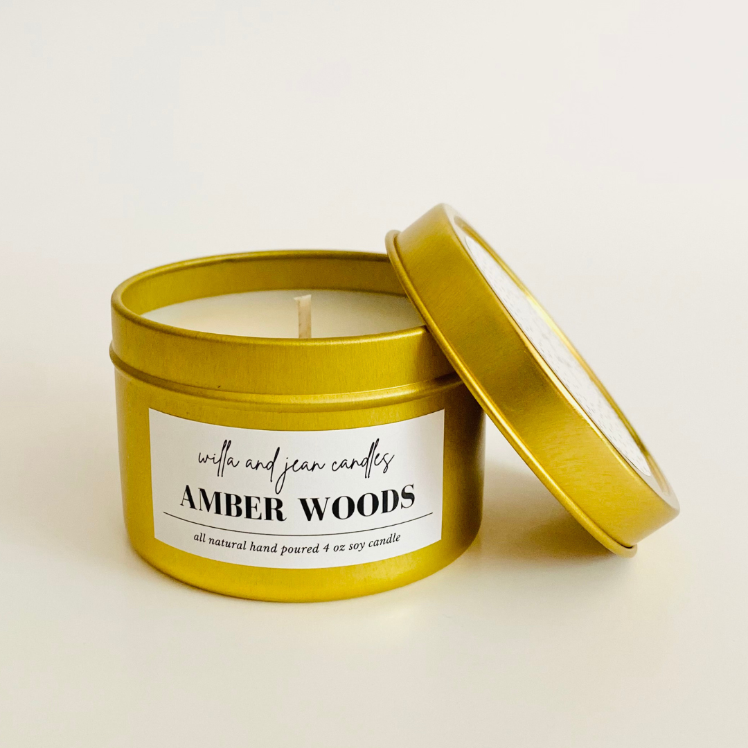 Amber Woods 4 oz tin