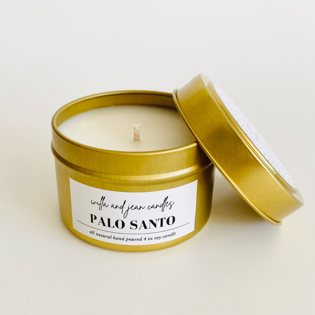 Palo Santo 4 oz scented soy candle